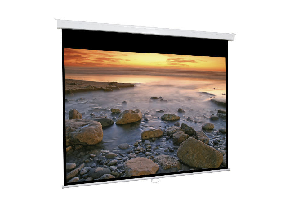 Pantalla eléctrica proyección TRAULUX 200×200