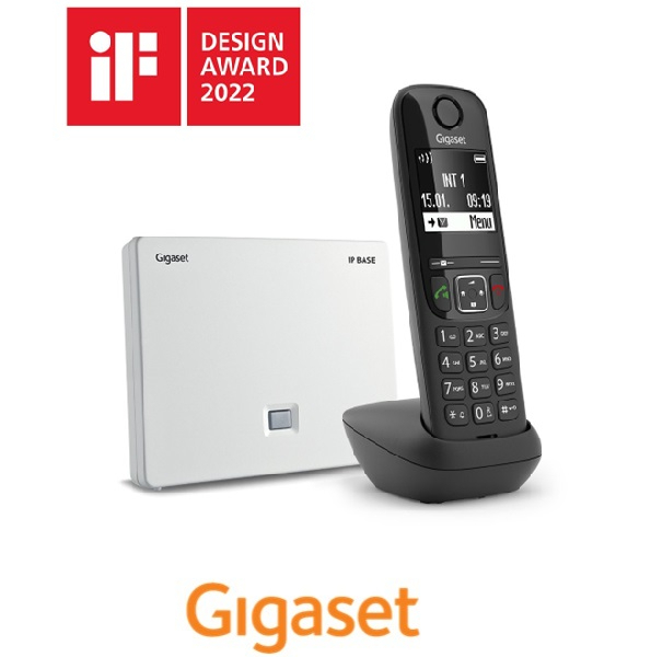 Gigaset AS690A IP BASE con 3 contestadores automáticos