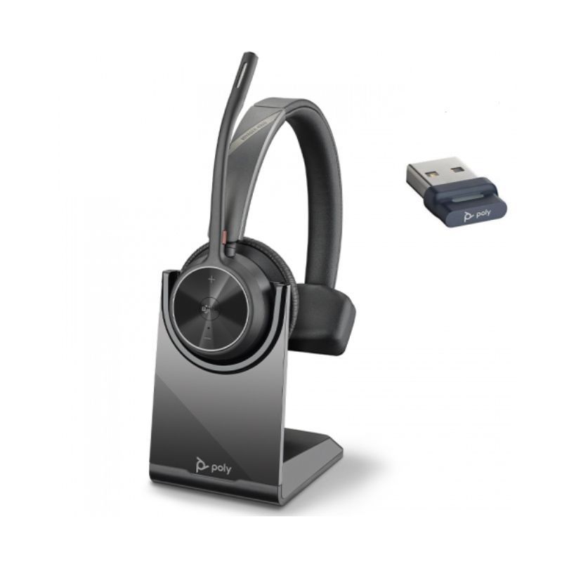 Poly Voyager 4310 UC USB-A con base de carga para Teams
