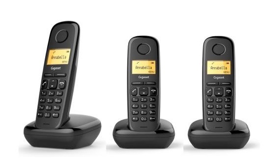 Gigaset A170 Trio Negro