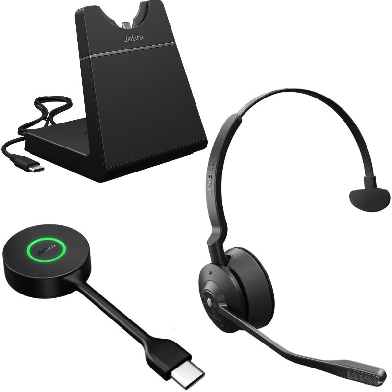 Jabra Engage 55 Monoaural USB-C MS Teams con base de carga