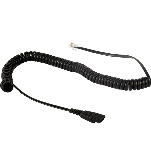 Cable POLY  Plantronics rizado U10P