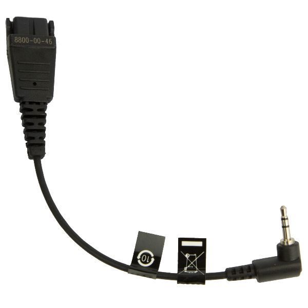 Cable Jabra liso jack 2,5mm