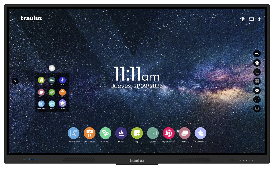 Monitor Interactivo TRAULUX 65″ SERIE PERFORMANCE
