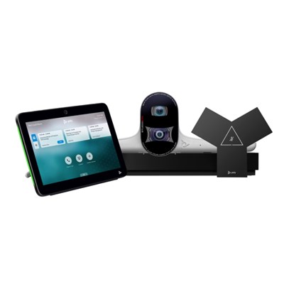 Poly G7500 con Poly Studio E70 y kit de controlador TC10