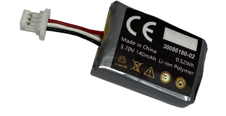 Batería de repuesto de 3 pines para POLY Plantronics CS540