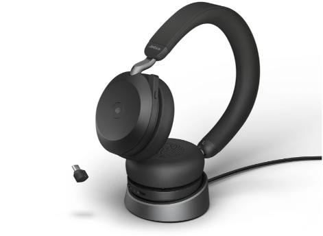 Jabra Evolve2 75 USB-C MS Teams con base de carga