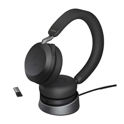Jabra Evolve2 75 USB-A UC con base de carga