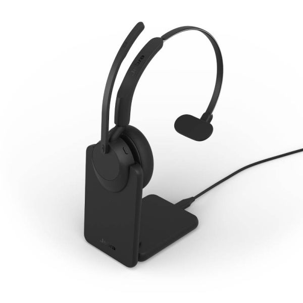 Jabra Evolve3 45 MS Mono con USB-A y estación de carga