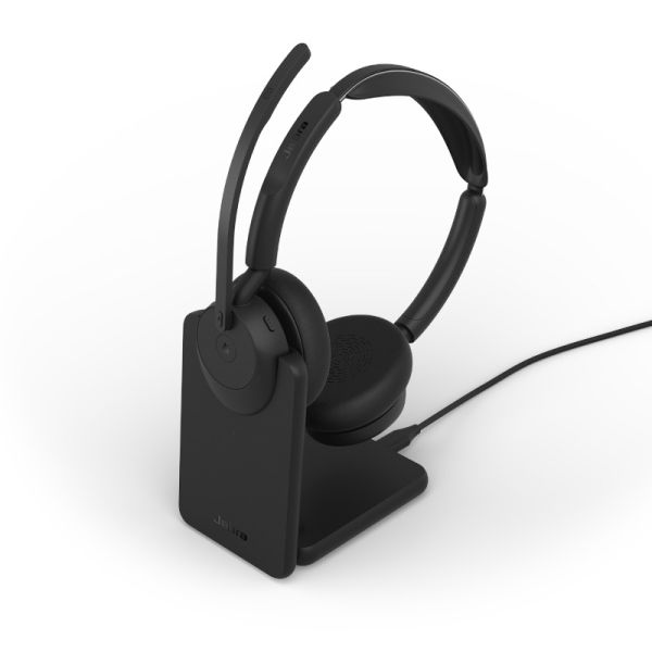 Jabra Evolve3 45 MS USB-C + Base | Headset profesional